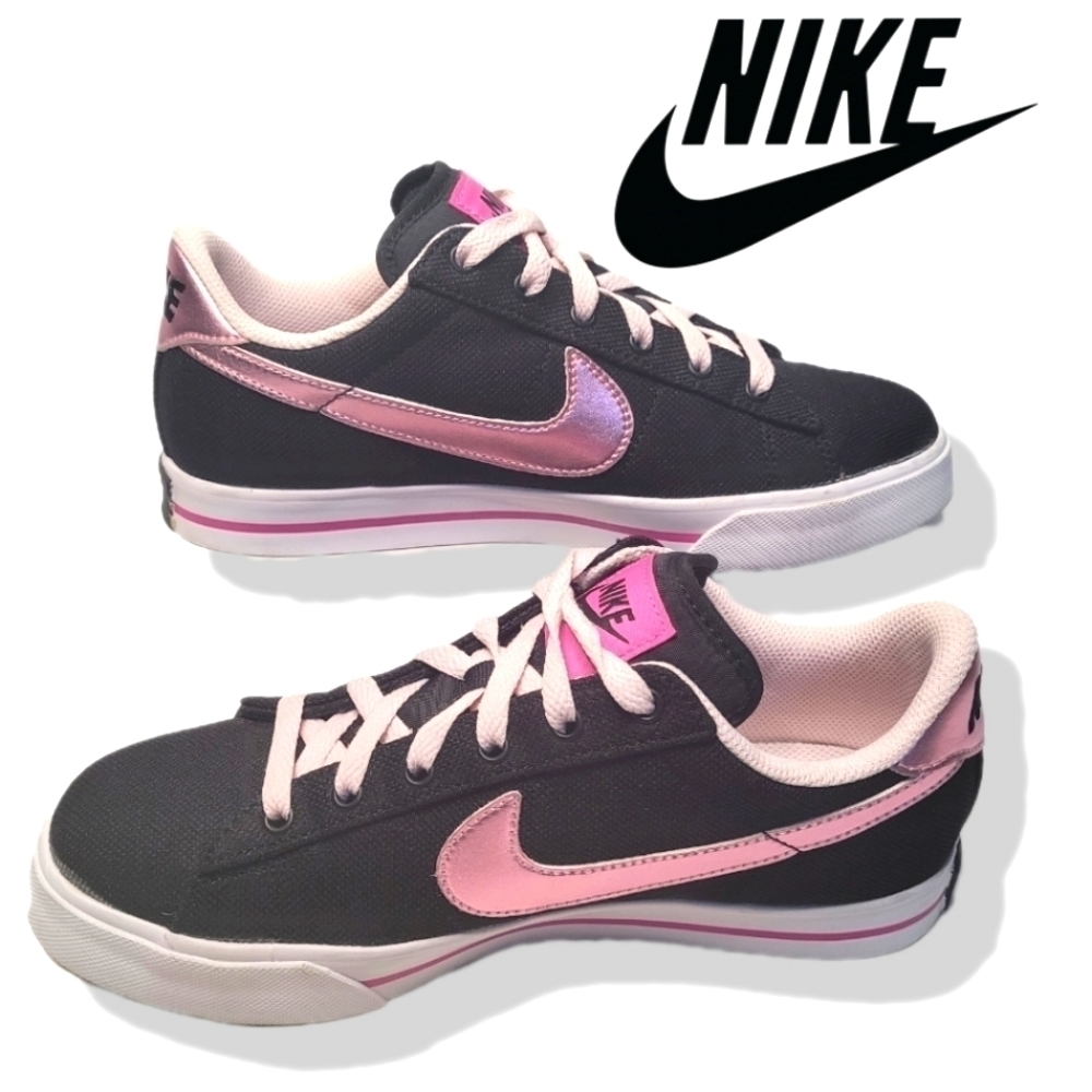 Nike Black and Pink Athletic Shoes
